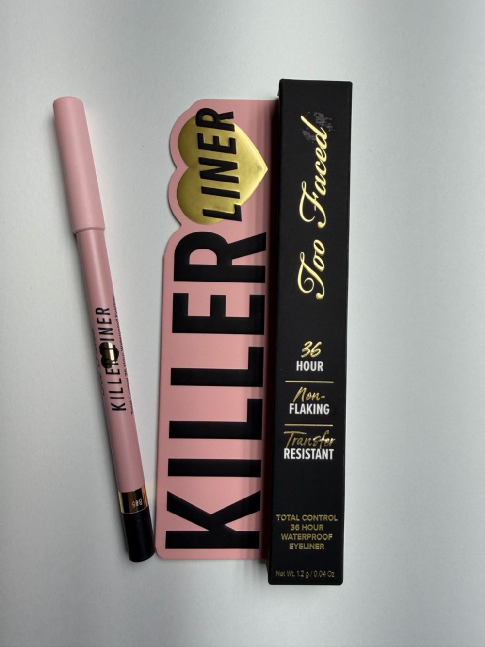 Too Faced Killer Liner Waterproof Eyeliner in “Killer Black”